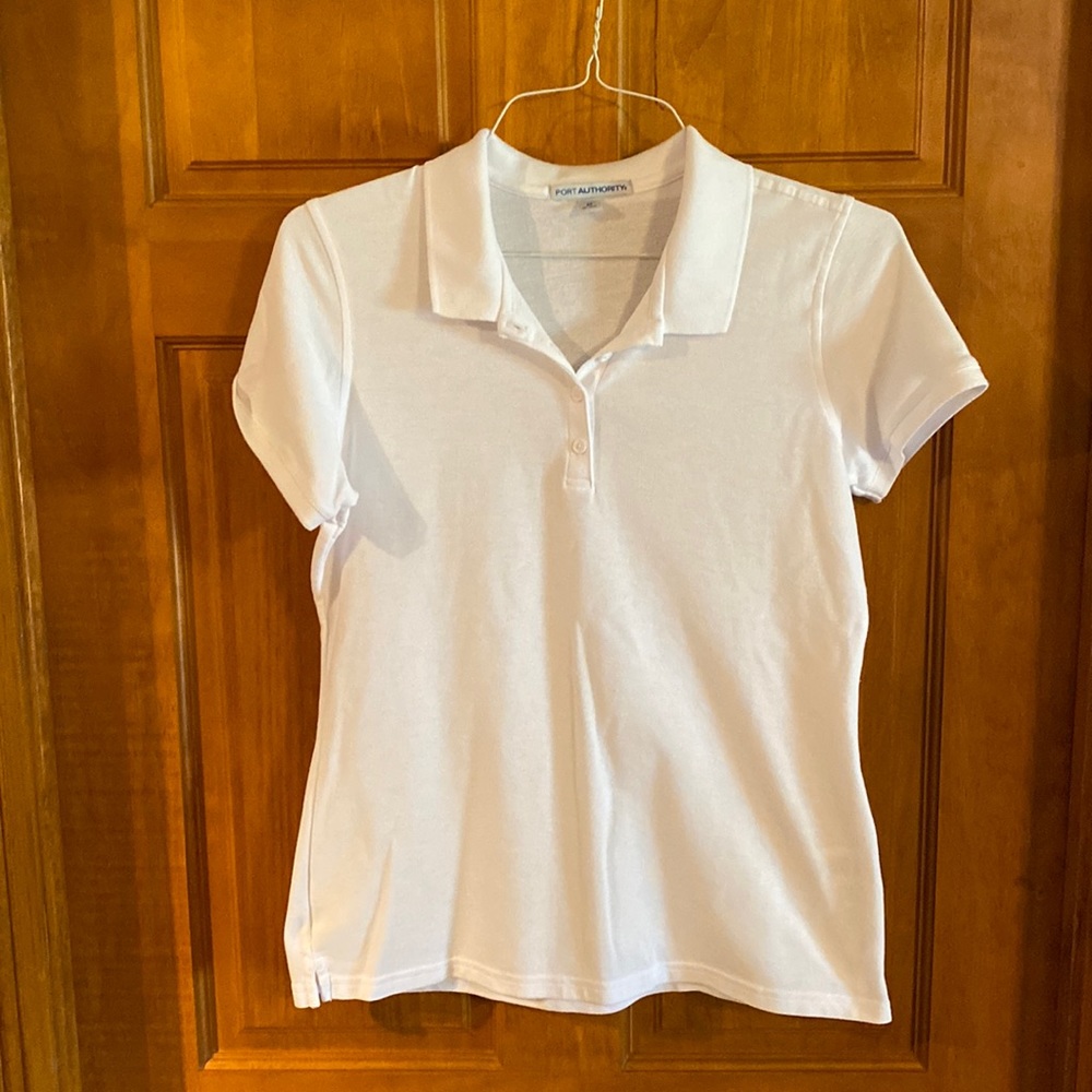 White Port Authority Polo
